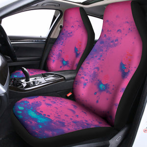 Pink And Blue Acid Melt Print Universal Fit Car Seat Covers