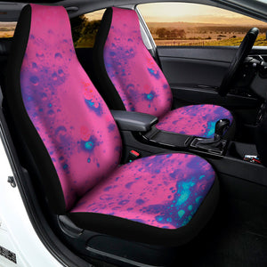 Pink And Blue Acid Melt Print Universal Fit Car Seat Covers