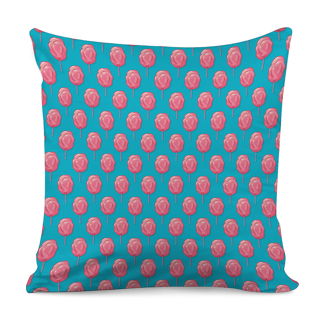 Pink And Blue Cotton Candy Pattern Print Pillow Cover
