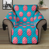 Pink And Blue Cotton Candy Pattern Print Recliner Protector