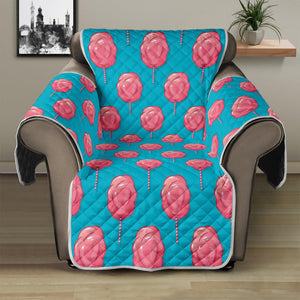 Pink And Blue Cotton Candy Pattern Print Recliner Protector