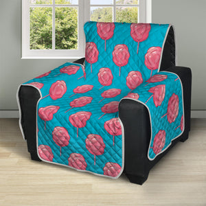 Pink And Blue Cotton Candy Pattern Print Recliner Protector