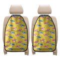 Pink And Blue Shark Pattern Print Car Seat Organizers