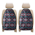 Pink And Blue Southwestern Pattern Print Car Seat Organizers