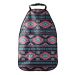 Pink And Blue Southwestern Pattern Print Car Seat Organizers