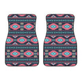 Pink And Blue Southwestern Pattern Print Front Car Floor Mats