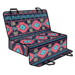 Pink And Blue Southwestern Pattern Print Pet Car Back Seat Cover