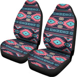 Pink And Blue Southwestern Pattern Print Universal Fit Car Seat Covers