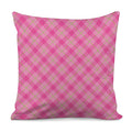 Pink And Green Plaid Pattern Print Pillow Cover