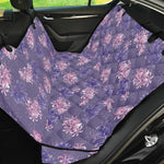 Pink And Purple Japanese Amaryllis Print Pet Car Back Seat Cover