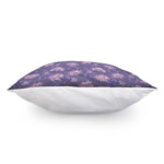 Pink And Purple Japanese Amaryllis Print Pillow Cover