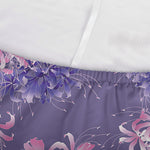 Pink And Purple Japanese Amaryllis Print Sofa Cover