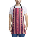 Pink And Purple Southwestern Print Apron