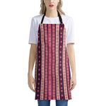 Pink And Purple Southwestern Print Apron