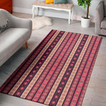 Pink And Purple Southwestern Print Area Rug