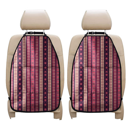 Pink And Purple Southwestern Print Car Seat Organizers