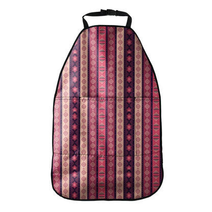 Pink And Purple Southwestern Print Car Seat Organizers