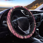 Pink And Purple Southwestern Print Car Steering Wheel Cover