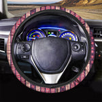 Pink And Purple Southwestern Print Car Steering Wheel Cover