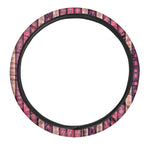 Pink And Purple Southwestern Print Car Steering Wheel Cover