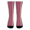 Pink And Purple Southwestern Print Crew Socks