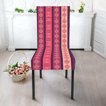 Pink And Purple Southwestern Print Dining Chair Slipcover