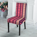 Pink And Purple Southwestern Print Dining Chair Slipcover