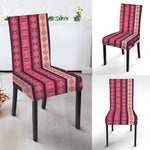 Pink And Purple Southwestern Print Dining Chair Slipcover