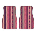 Pink And Purple Southwestern Print Front Car Floor Mats