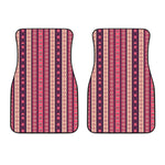 Pink And Purple Southwestern Print Front Car Floor Mats