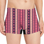 Pink And Purple Southwestern Print Men's Boxer Briefs