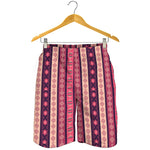 Pink And Purple Southwestern Print Men's Shorts