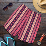 Pink And Purple Southwestern Print Men's Shorts