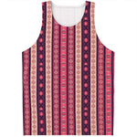 Pink And Purple Southwestern Print Men's Tank Top