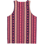 Pink And Purple Southwestern Print Men's Tank Top