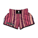 Pink And Purple Southwestern Print Muay Thai Boxing Shorts