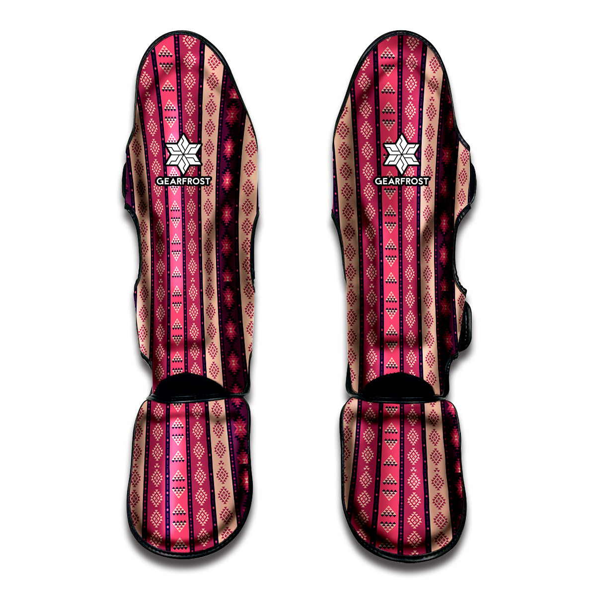 Pink And Purple Southwestern Print Muay Thai Shin Guard