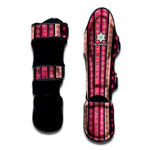 Pink And Purple Southwestern Print Muay Thai Shin Guard