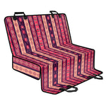 Pink And Purple Southwestern Print Pet Car Back Seat Cover