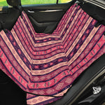 Pink And Purple Southwestern Print Pet Car Back Seat Cover