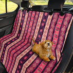 Pink And Purple Southwestern Print Pet Car Back Seat Cover