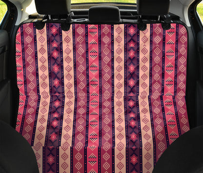 Pink And Purple Southwestern Print Pet Car Back Seat Cover