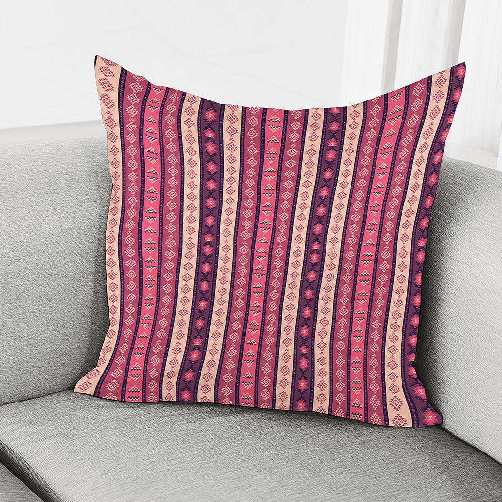 Pink And Purple Southwestern Print Pillow Cover