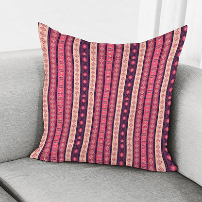 Pink And Purple Southwestern Print Pillow Cover