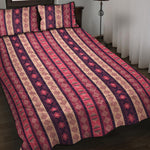 Pink And Purple Southwestern Print Quilt Bed Set