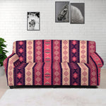 Pink And Purple Southwestern Print Sofa Cover