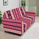 Pink And Purple Southwestern Print Sofa Cover