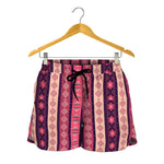 Pink And Purple Southwestern Print Women's Shorts