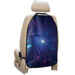 Pink And Teal Lights Speed Print Car Seat Organizers