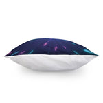 Pink And Teal Lights Speed Print Pillow Cover